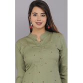 JC4U Green Rayon Womens Tunic ( Pack of 1 ) - None