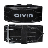 Aivin Black Leather Gym Belt - XL