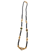 Black Beads Traditional Indian Mangalsutra Gold Plated Necklace for Women