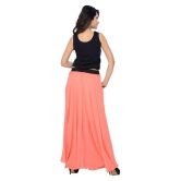 Sttoffa Georgette A-Line Skirt - Orange - 38