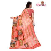 ANAND SAREES Pink Georgette Saree