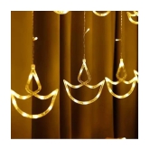 MIRADH Yellow 3Mtr Curtain String Light ( Pack of 1 ) - Yellow