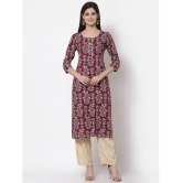 Kbz Pink Rayon Straight Kurti - Single - None