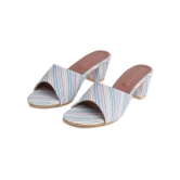 Mesmerizing Multicolored Stripe Heels for Women-37