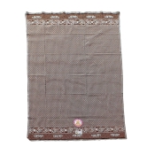 Mandhania Mayur Solapur Chaddar 100% Cotton Dailyuse Single Bed Blanket Pack of 1 Brown