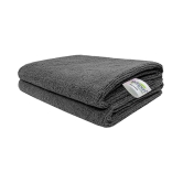 SOFTSPUN Polyester, Microfiber, Cotton Cleaning Towels 340GSM (5Pcs , Grey)