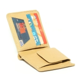 Loopa PU Beige Casual Regular Wallet - Beige