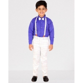 DKGF Fashion - Blue Cotton Blend Boys Shirt & Pants ( Pack of 1 ) - None