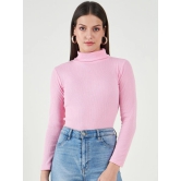 Turtle Neck Cotton Fitted Top