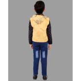 DKGF Fashion - Yellow Cotton Blend Boys Shirt & Jeans ( Pack of 1 ) - None