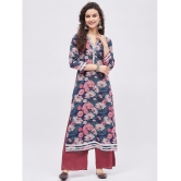 Tissu - Blue Straight Rayon Women''s Stitched Salwar Suit ( Pack of 1 ) - None