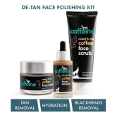 mCaffeine Coffee De Tan Face Polishing Kit 