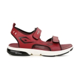 Campus - Maroon Mens Floater Sandals - None