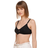 Sona WomenS M1020 Black Non Padded Soft Fabric Everyday T-Shirt Bra-40 / B / Black