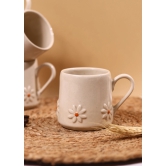 White Lily Mug-Set of four