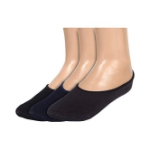 Creature Black Casual No Show Socks Pack of 3 - Black