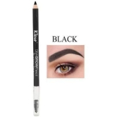 Kleur Black & brown eyebrow Brow Pencil Black 2 g