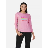 CHOZI - Pink Cotton Regular Fit Womens T-Shirt ( Pack of 1 ) - None