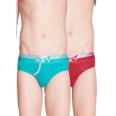 Force NXT Pack of 2 Cotton Mens Briefs ( Multicolor ) - None