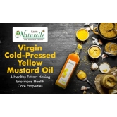 Farm Naturelle 100% Pure Natural Virgin Cold Pressed Yellow Mustard Seed Cooking Oil. (2 LTR X 2) + 1 Honey 55g