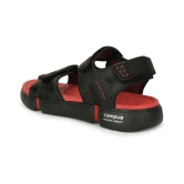 Campus Black Synthetic Floater Sandals - 7