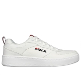 Skechers White Men Sport Court 92 Lace Up Sneakers