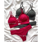 Bra/Bralette With Panty Sets (Pack Of 5)-38B