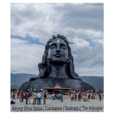 Lord Shiva in Dhyana Mudra Adiyogi Shiva Idol for Home Decor, Gift & Puja, Matte Divinity Idols Black