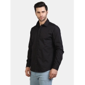 Life Roads 100 Percent Cotton Black Solids Party wear Shirt Single Pack - None