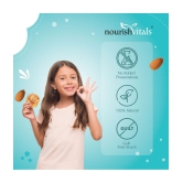 NourishVitals Almond Cookies, Heavenly Bites, Source of Protein, Crunchy Delights, Genius Snack,120g