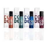 Wild Stone CODE Deodorant Spray for Men 40 ml (Pack of 4)