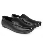 BXXY Men's Black Leather Office Wear Formal Shoes 10