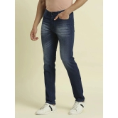 HJ HASASI - Blue Cotton Blend Slim Fit Mens Jeans ( Pack of 1 ) - None