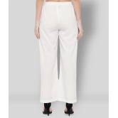 ALL WAYS YOU - White Polyester Regular Fit Womens Formal Pants  ( Pack of 1 ) - None