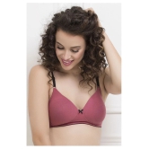 Clovia Cotton T-Shirt Bra - Pink - 34D