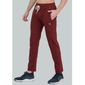 LEEBONEE - Maroon Polyester Men's Trackpants ( Pack of 1 ) - None