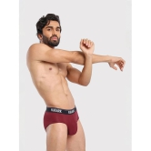 Fuaark Modal Mens Briefs ( Maroon ) FUSMBr - None