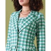 Selvia Turquoise Checks 3 Piece Set - None