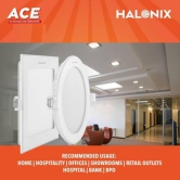 Halonix Ace Cool White 15W Round LED Recess Surface Downlighter