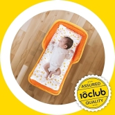 Compact Baby Bed In A Bag | Portable and Travel Friendly Baby Bed Yellow