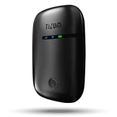 Tizum 4G Fast LTE Wireless Single Band Dongle with All SIM Network Support, Plug & Play Data Card Stick with up to 150Mbps, 2100mAh Rechargeable Battery, SIM Adapter Included with Warranty (Black)