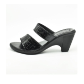 Dream Makers - Black Women's Slip On Heels - None