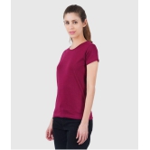 ferocious - Maroon Cotton Regular Fit Women's T-Shirt ( Pack of 1 ) - None