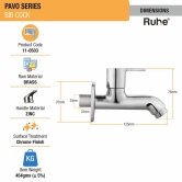 Pavo Bib Tap Brass Faucet- by Ruhe®