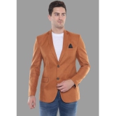 DKGF Fashion - Mustard Polyester Regular Fit Mens Blazer ( Pack of 1 ) - None