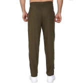 Uzarus Green Cotton Printed Trackpants - XL