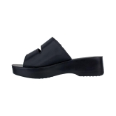 Inblu - Black Womens Slip On Heels - None