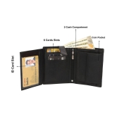 samtroh PU Black Casual Regular Wallet