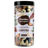 Farmley Premium Mixed Dry Fruits Panchmeva 450 Gram I Tasty & Mixed Nuts Healthy Snacks Contains Almond,Cashew,Dates,Green And Black Raisins I Reusable Jar