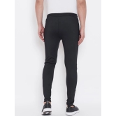 Men Black Solid Track Pants